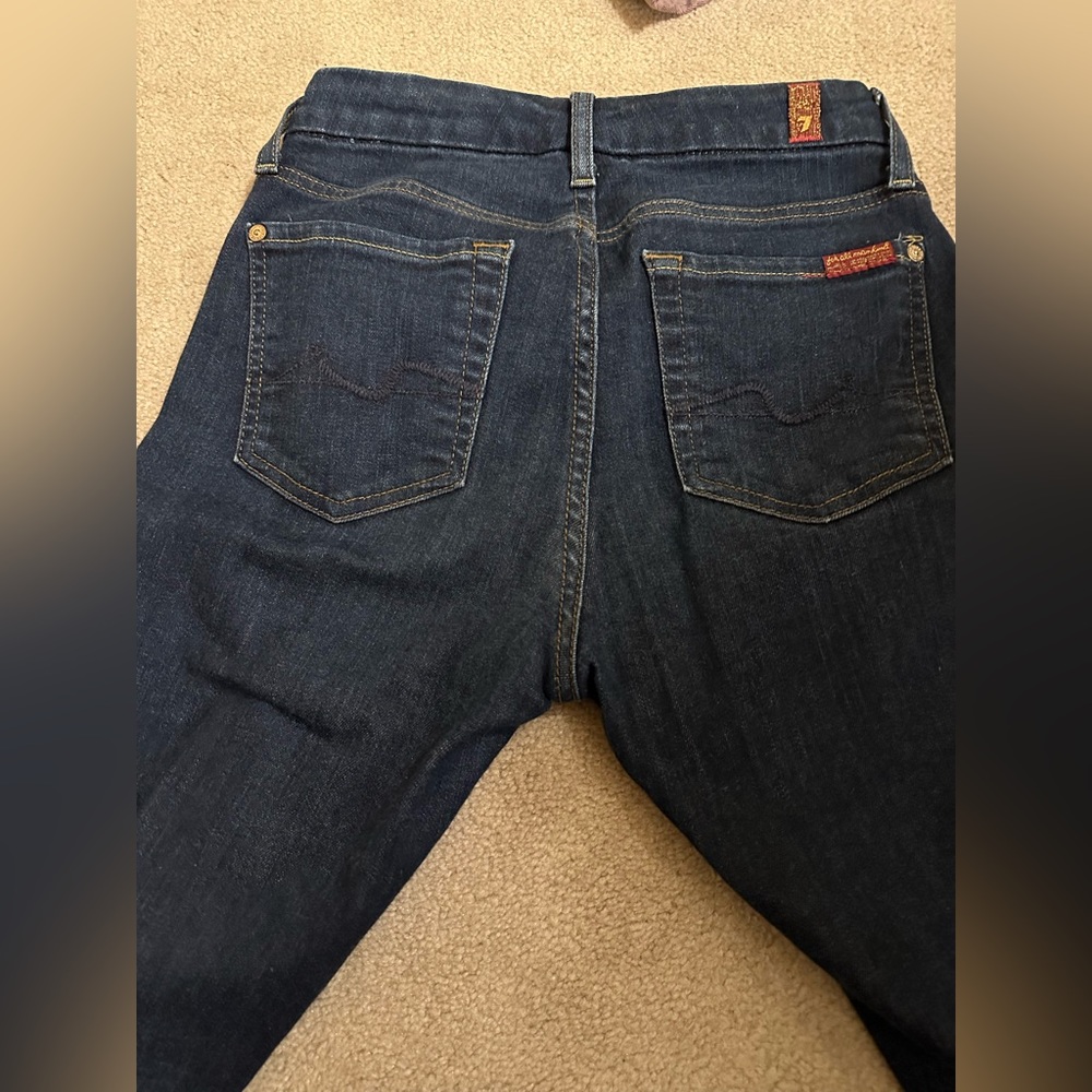 7 for all mankind straight leg boot cut jeans